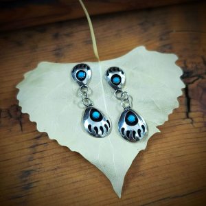 Bear Claw Dangle Earrings