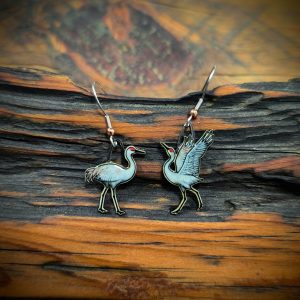 Sandhill Crane Earrings