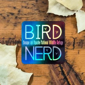Holo Bird Nerd Sticker
