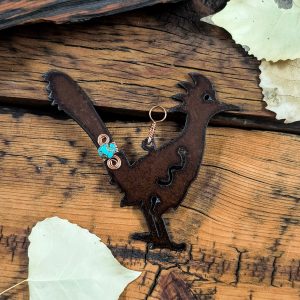 Turquoise Roadrunner Ornament
