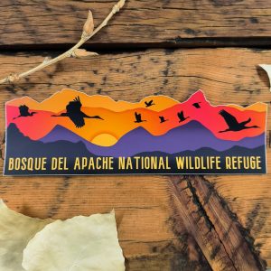Bosque del Apache Sunset Bumper Sticker