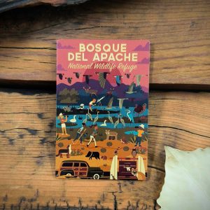Bosque del Apache Metal Magnet