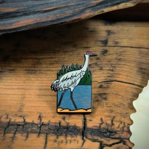 Sandhill Crane Pin