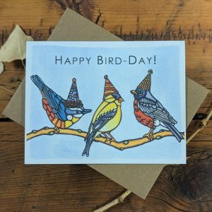 Happy Bird-Day Notecard