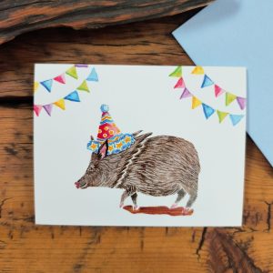 Javelina Birthday Notecard