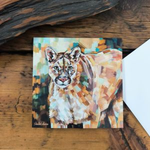 Mountain Lion Notecard
