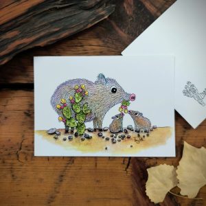 Javelina Mom Notecard