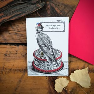 Birthdays are like Birds Notecard
