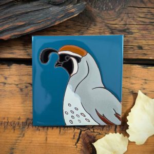 Quail Art Tile
