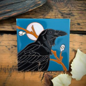 Raven Art Tile