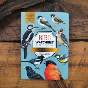 Bird Watchers Field Guide Sticker & Logbook