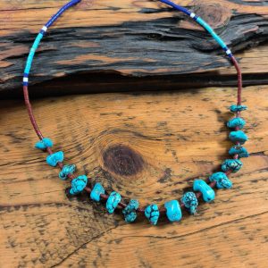 Turquoise & Pipestone Pueblo Necklace